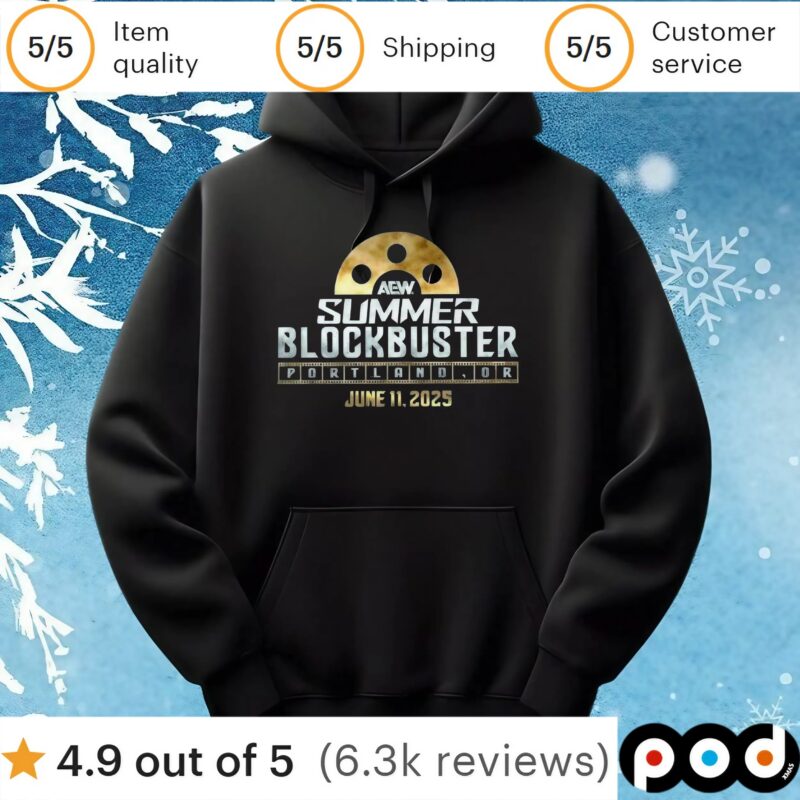 Aew Summer Blockbuster Portland T Shirt