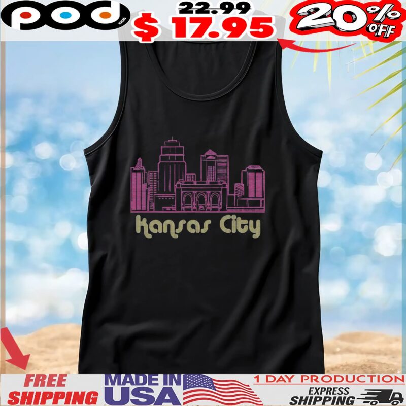 Kansas City Dot Skyline T Shirt