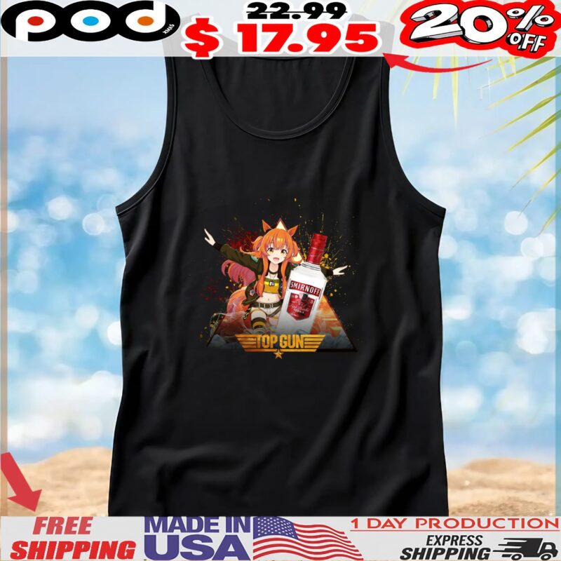 Mayano Top Gun Uma Musume Pretty Derby vodka Smirnoff No 21 Triple Distilled T Shirt