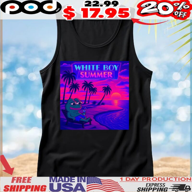White Boy Summe Pepe the Frog Hawaiian T Shirt