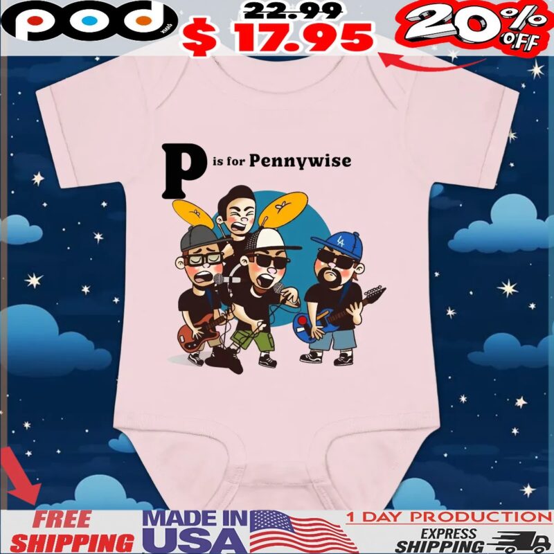 P is for Pennywise T Shirt