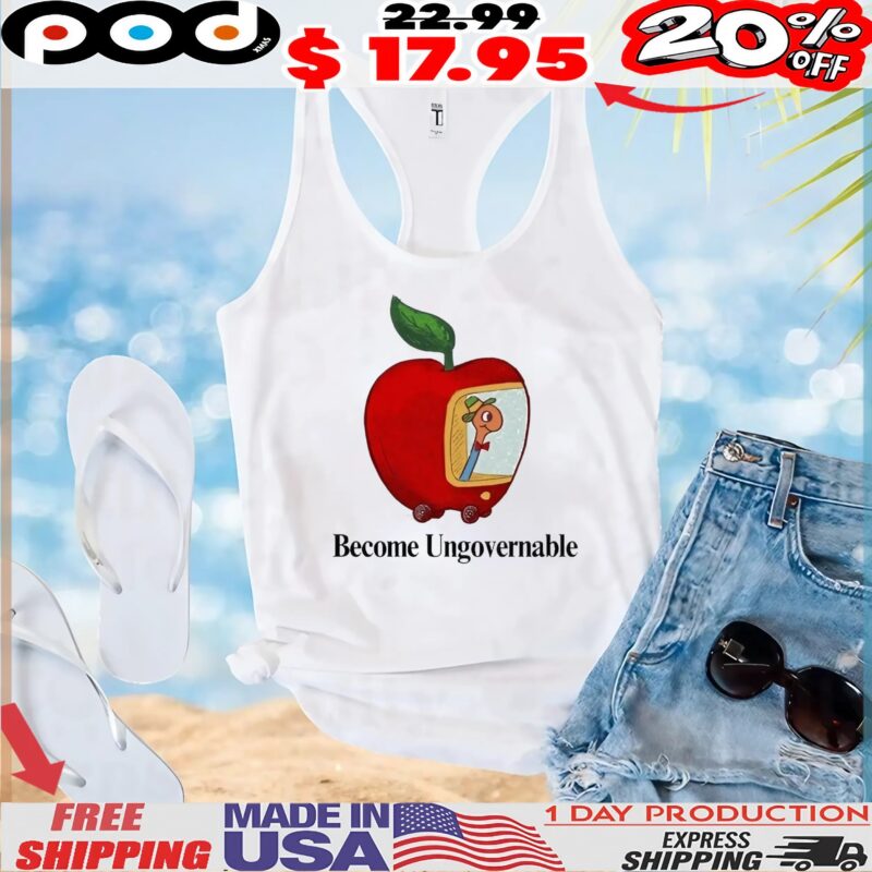 Become Ungovernable Worm Apple T shirt