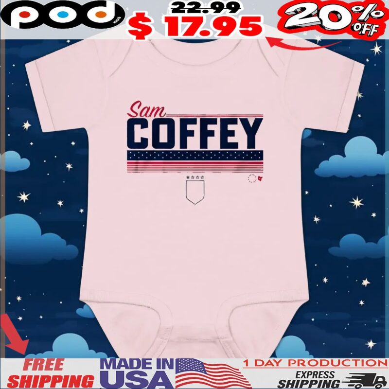 Sam Coffey Stripe USWNTPA T Shirt