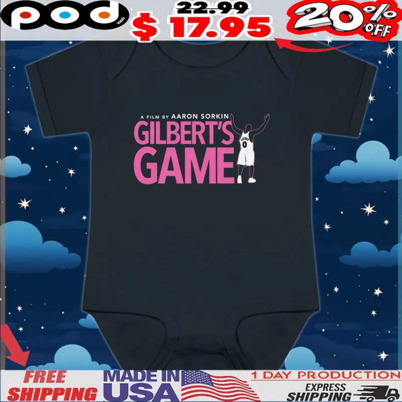 A Film By Aaron Sorkin Gilbert's Game Gilbert Arenas T Shirt
