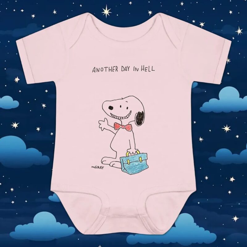 Snoopy Peanuts Another Day In Hell T Shirt