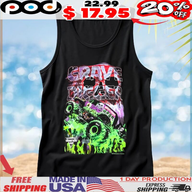 Grave Digger Ghost Eyes T Shirt