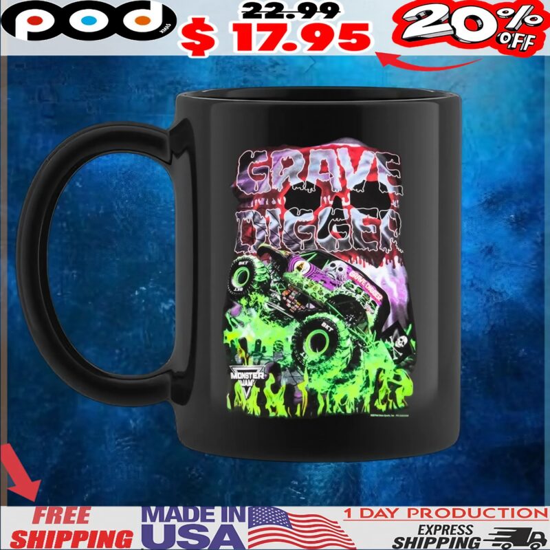 Grave Digger Ghost Eyes T Shirt