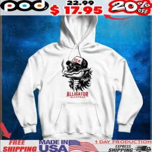 Alligator Alcatraz Smoking Anti Ice Shirt