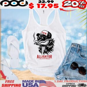 Alligator Alcatraz Smoking Anti Ice Shirt