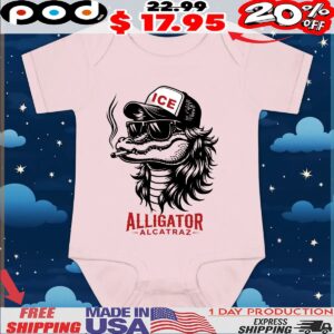 Alligator Alcatraz Smoking Anti Ice Shirt
