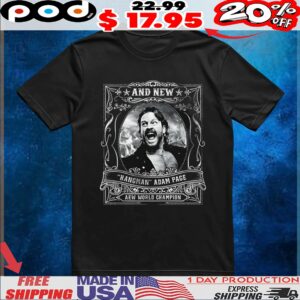 And New Hangman Adam Page AEW World Champion Vintage t shirt