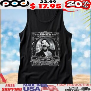 And New Hangman Adam Page AEW World Champion Vintage t shirt