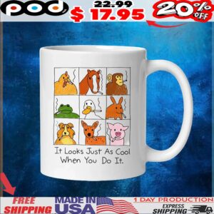 Animal Smoking It Looks Just As Cool When You Do It T Shirt