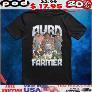 Aura Farmer Rap Vintage Bootleg Style T Shirt