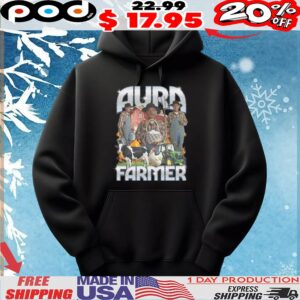 Aura Farmer Rap Vintage Bootleg Style T Shirt