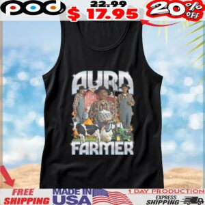 Aura Farmer Rap Vintage Bootleg Style T Shirt