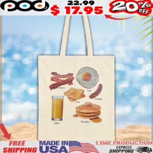 Bacon Eggs Sausage Toast Juice Pancakes Breakfast T Shirt