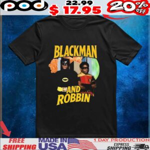 Batman Blackman And Robbin 9 11 T Shirt