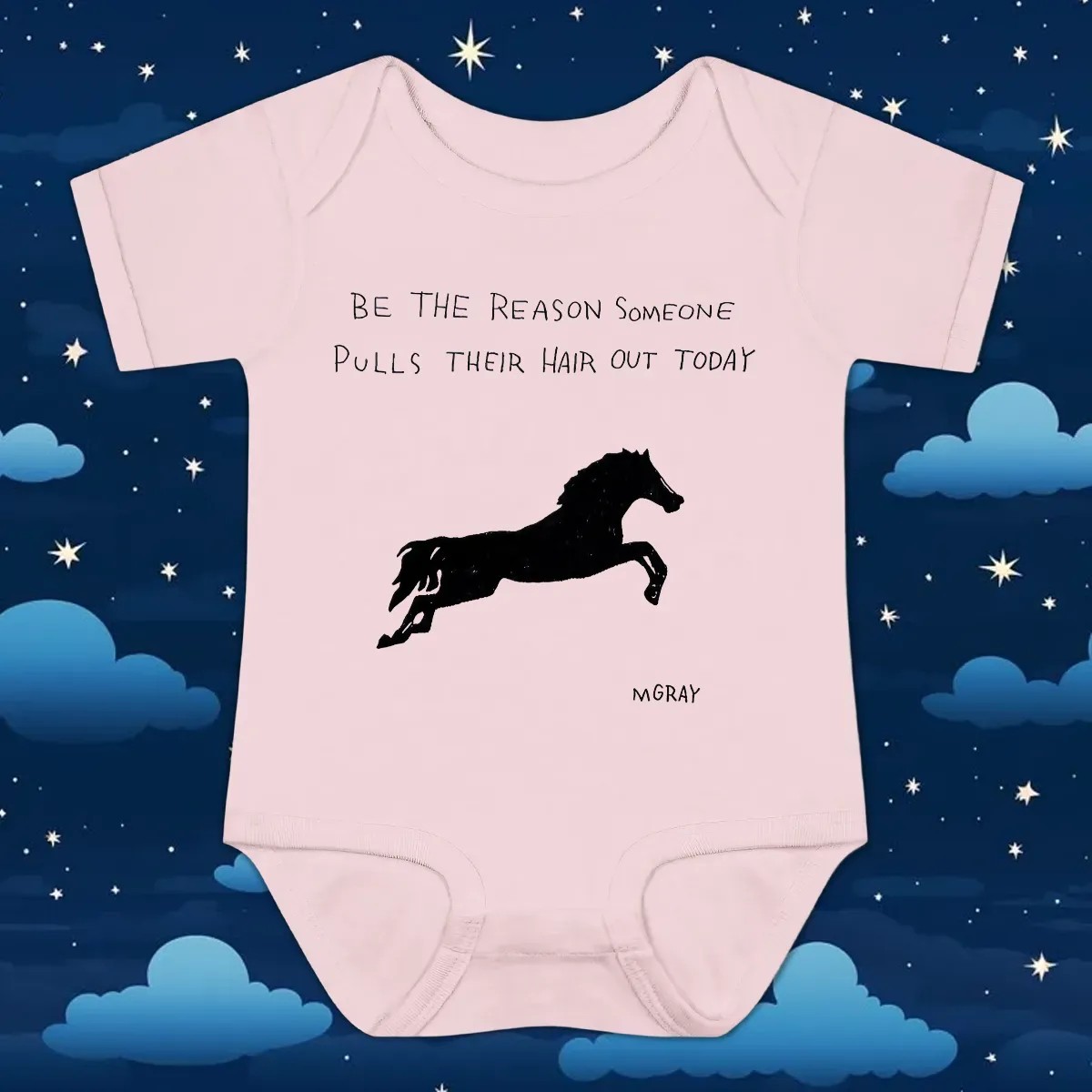 Be The Reason Someone Pulls Their Hair Out Today Pacing Stride Horse Decal T Shirt