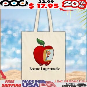 Become Ungovernable Worm Apple T shirt