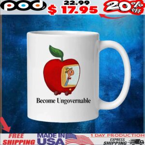 Become Ungovernable Worm Apple T shirt