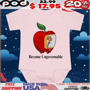 Become Ungovernable Worm Apple T shirt
