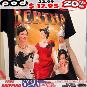 Bertha Vintage Bootleg Style T Shirt