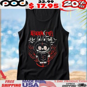Black Craft Labubu Horror T Shirt