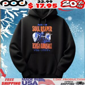 Bleach Soul Reaper Ichigo Kurosaki Anime T Shirt