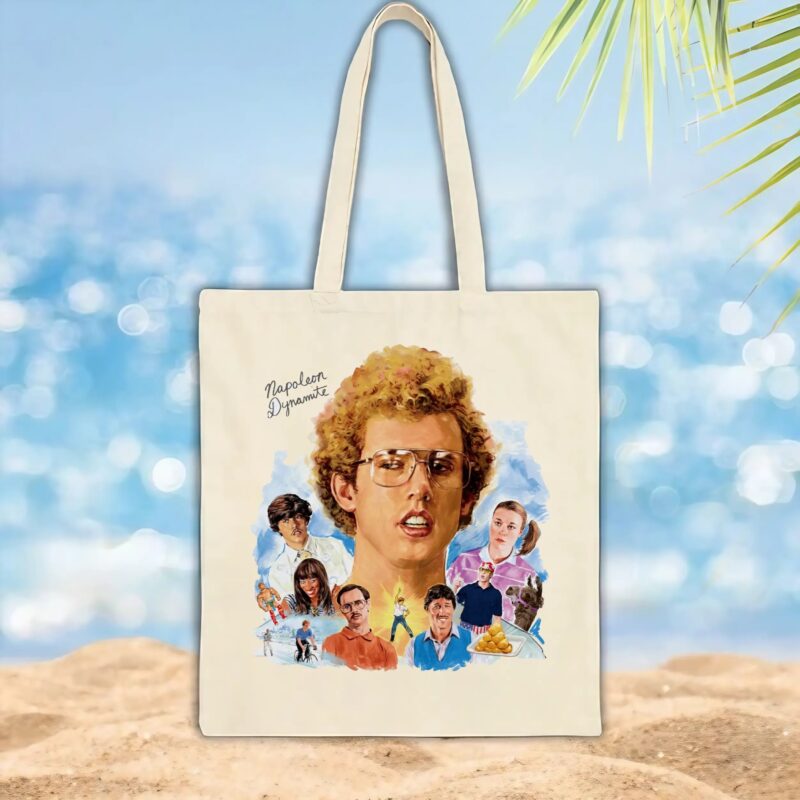 Napoleon Dynamite Mural Iconic Characters Graphic T Shirt