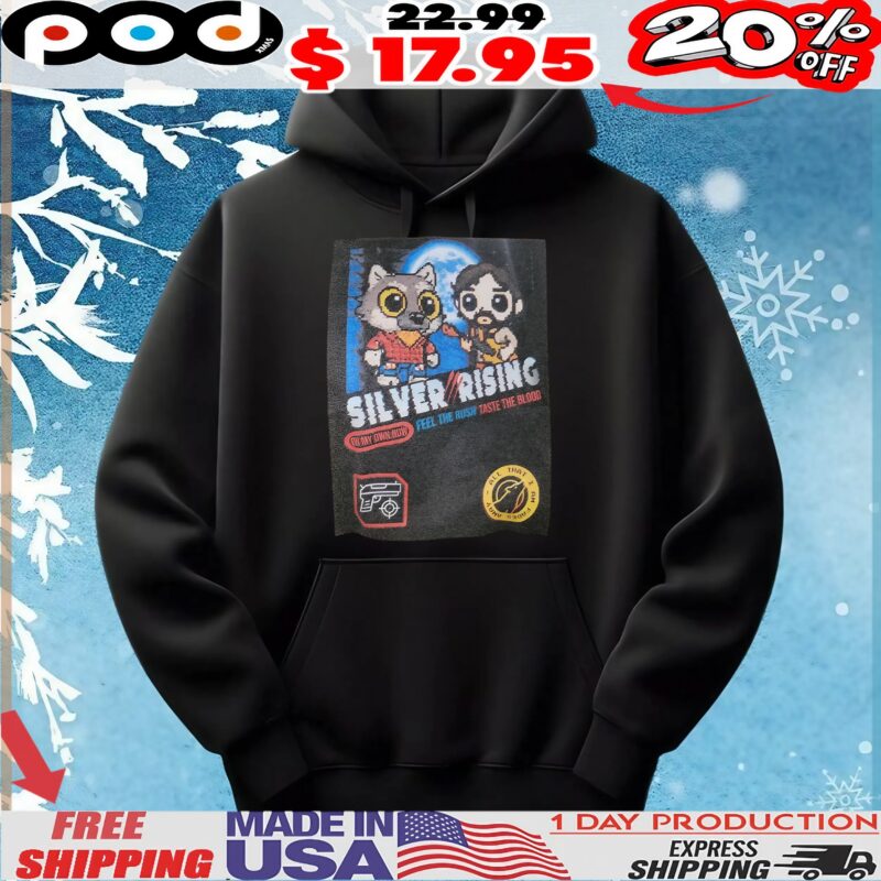 SILVER RISING On my OWN now FEEL THE RUSH TASTE THE BLOOD T Shirt