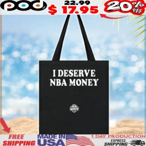 Caitlin Clark Wearing I Deserve NBA Money T Shirt