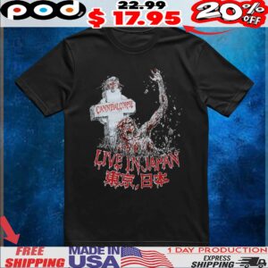 Cannibal Corpse Live In Japan Horror T Shirt