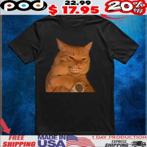 Cat Diamond Grill And Luxury Watch T Shirt