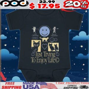 Cat I Am Choosing Lots Of Happiness Just Trying To Enjoy Life T Shirt