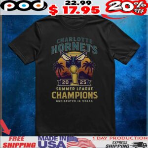 Charlotte Hornets 2025 Summer League Champions Undisputed In Vegas T Shirt