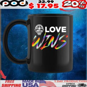 Chicago Sky Love Wins Pride Trans Logo T Shirt