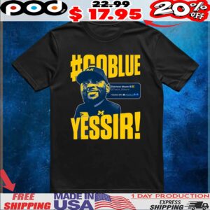 Coblue Yessir Head Coach Sherrone Moore T Shirt