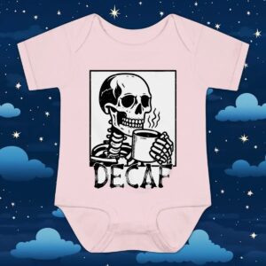 Decaf skeleton coffee t shirt