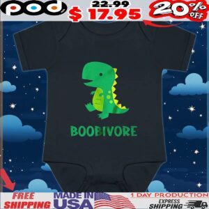 Dinosaur boobivore baby shirt