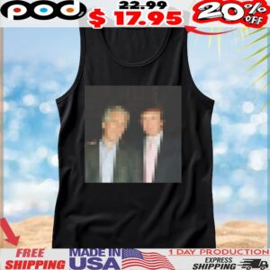 Donald Trump Jeffrey Epstein Blurred T Shirt