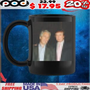 Donald Trump Jeffrey Epstein Blurred T Shirt