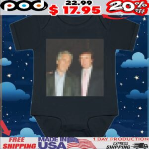 Donald Trump Jeffrey Epstein Blurred T Shirt