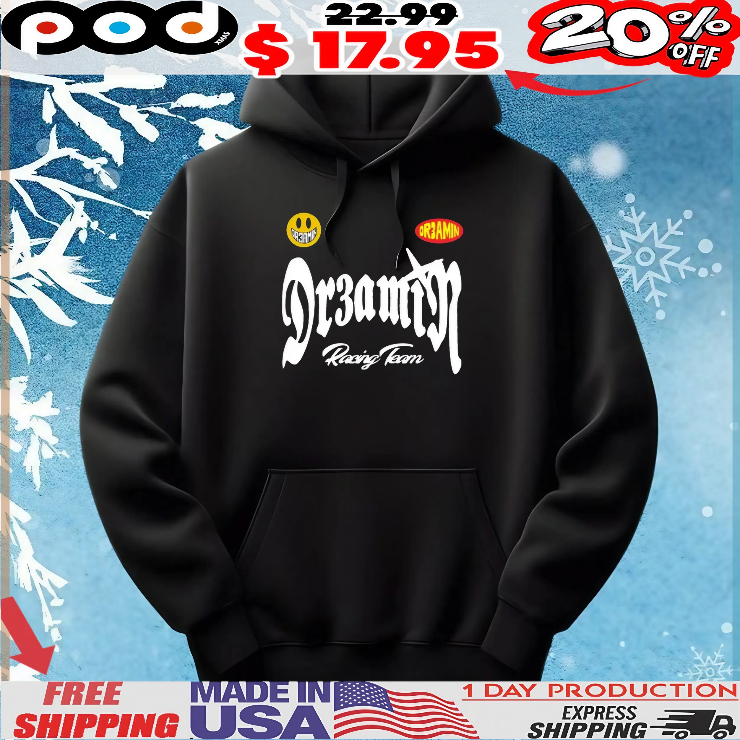 Dr3amin racing team icon emoji t shirt Dr3amin racing team icon emoji t shirt