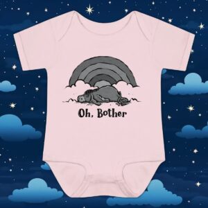 Eeyore grey sky oh bother t shirt