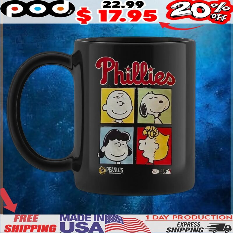 Peanuts x Phillies t shirt