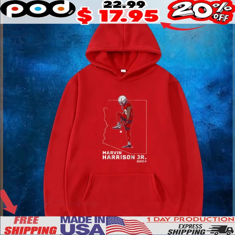 Marvin Harrison Jr State Star Map T Shirt