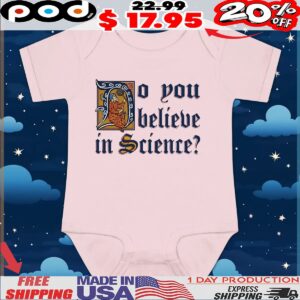 Galileo Galilei do you believe in science retro style t shirt