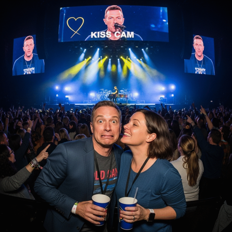 Tech CEO and HR Chief’s Embarrassing Kiss Cam Moment at Coldplay Concert Sparks Scandal