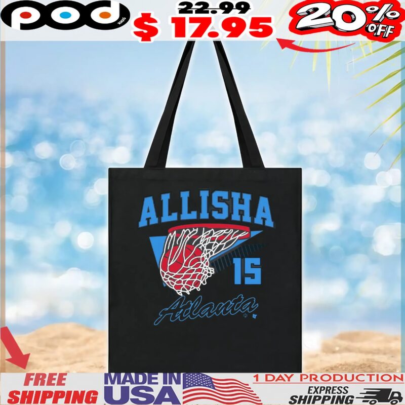 Allisha Gray Retro Swish Atlanta 15 T Shirt
